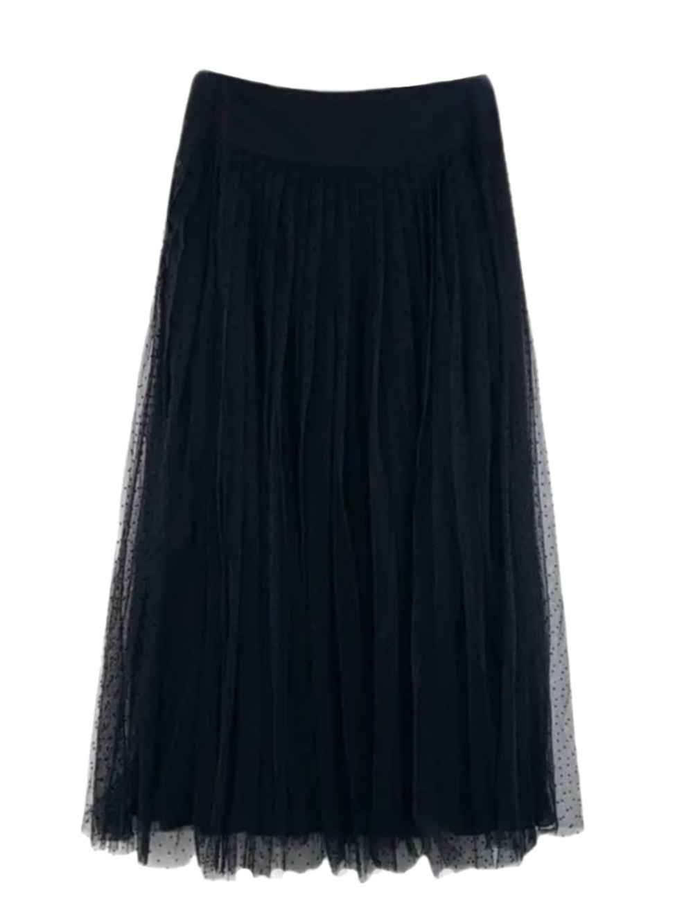 Dior Christian Dior Mid-Length Pleated Skirt
Black Plumetis Tulle Size US12 COA - Picture 2 of 8